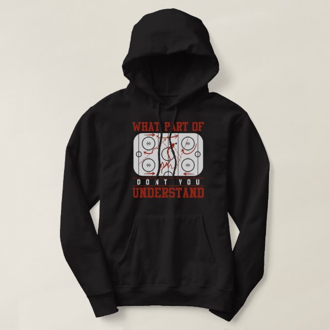 Sudadera Entrenador de tácticas de hockey sobre hielo diver (Diseño del anverso)