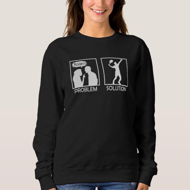 Sudadera Entrenador de tenis, esposo papá (Anverso)