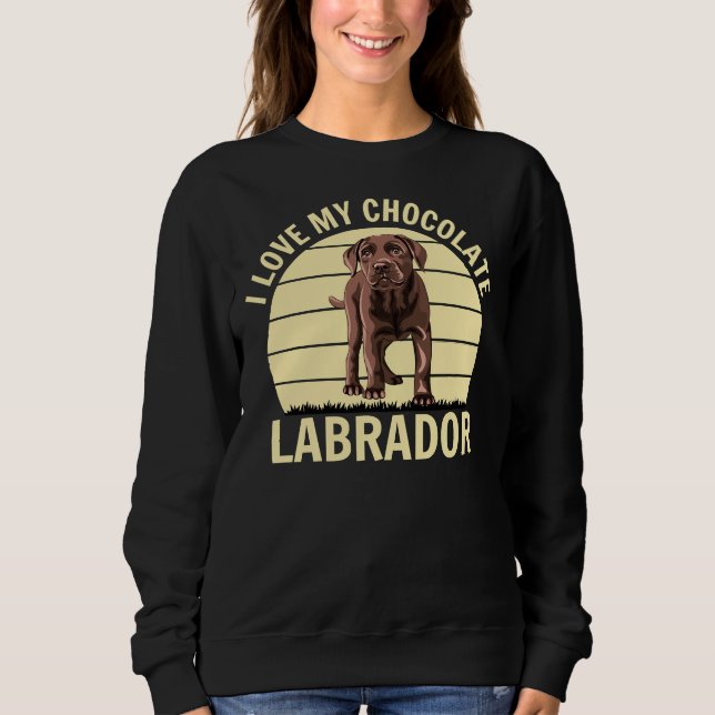 Sudadera Entrenador del dueño del laboratorio de perros de  (Anverso)