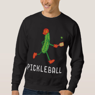 Sudadera Entrenador del Pickleball Coach Vegan Pickle Fruit