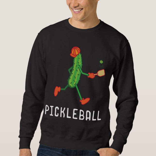 Sudadera Entrenador del Pickleball Coach Vegan Pickle Fruit (Anverso)