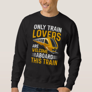 Sudadera Entrenadores Son Ingenieros De Tren De Bienvenida