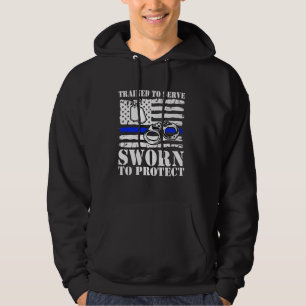 Sudadera Entrenados para Servir Juramentados para Proteger 
