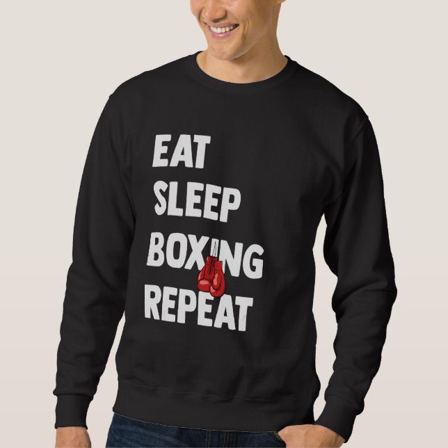 Sudadera Entrenamiento de boxeo Jab Upper Cut Punch Knockdo (Anverso)