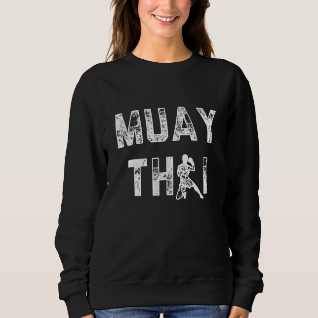 Sudadera Entrenamiento de boxeo Muay Thai NakMuay (Anverso)