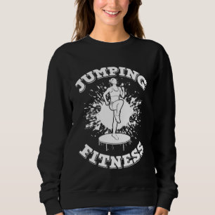 Sudadera Entrenamiento de Fitness Saltando Trampolín de Ent