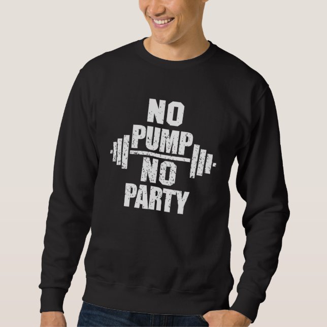Sudadera Entrenamiento de gimnasio   Sin bomba sin fiesta (Anverso)