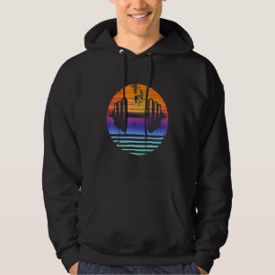 Sudadera Entrenamiento de levantamiento de pesas retro con