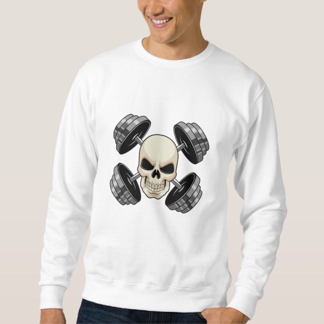 Sudadera Entrenamiento de Skull Strength Dumbbels (Anverso)