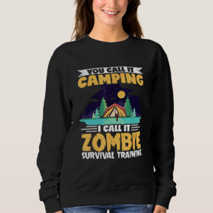 Sudadera Entrenamiento de sobrevivencia de Zombie con carpa