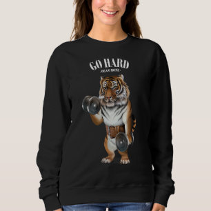 Sudadera Entrenamiento Del Músculo Del Tigre Con Dumbbell E
