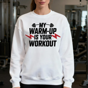 Sudadera Entrenamiento motivacional sarcástico de levantami
