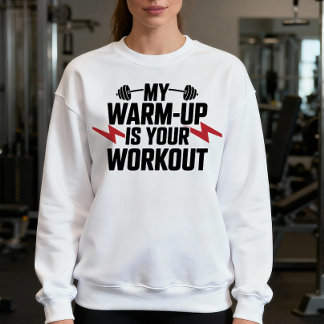 Sudadera Entrenamiento motivacional sarcástico de levantami