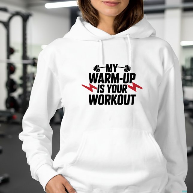 Sudadera Entrenamiento motivacional sarcástico de levantami (Subido por el creador)