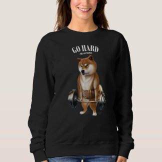 Sudadera Entrenamiento muscular de perro de Shiba con barra