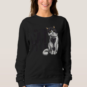 Sudadera Entrene A Su Gato Para Sentarse En El Sitio Del Ma