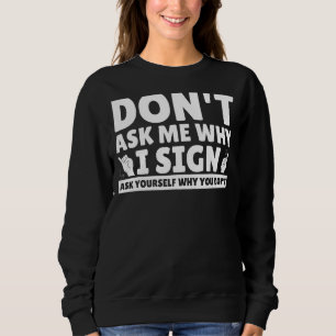 Sudadera Entrevista de profesor de Rótulo americano