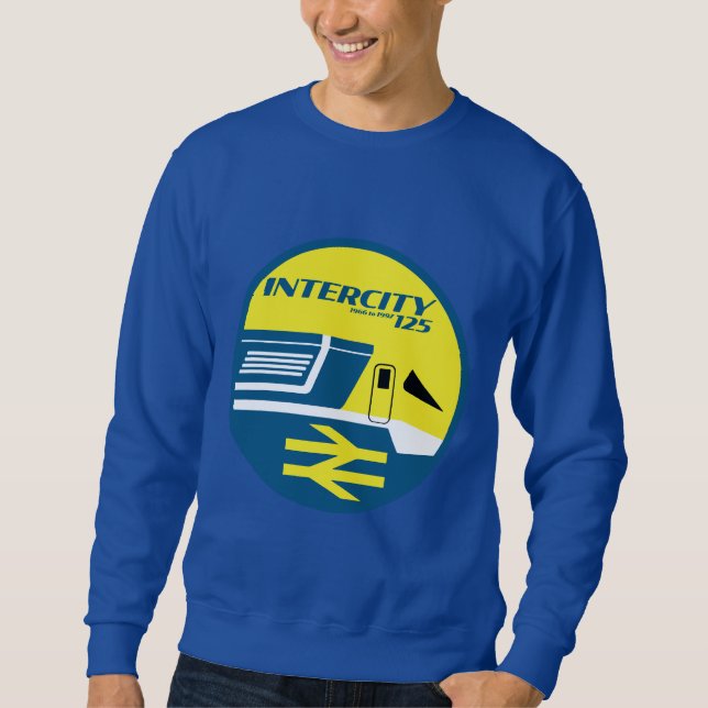 Sudadera Entusiasta de tren clásico de la interciudad ferro (Anverso)