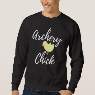 Sudadera Entusiasta deportiva de tiro con arco de pollo con