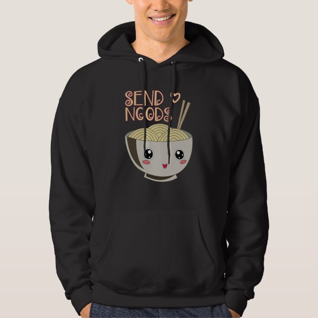 Sudadera Envíe el regalo de la sopa de fideos del Miso del (Anverso)