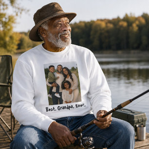 Sudadera Envuelto en Amor: Mejor Abuelo Foto 