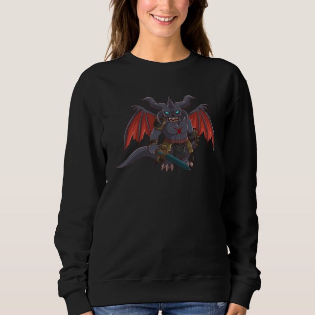 Sudadera Epic Demon Chibi Creepy Cute Designs Stitched Up C (Anverso)