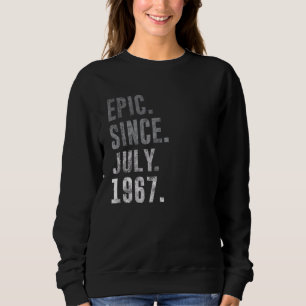 Sudadera Epic Desde Julio De 1967 55ª Vintage De Cumpleaños