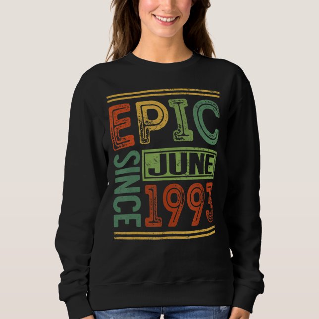 Sudadera Epic Desde Junio De 1993 29 Nacimiento De Aparició (Anverso)