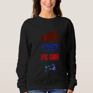 Sudadera Epic Gamer Cute Boy Hombres Niños Adolescentes Adu