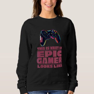 Sudadera Epic Gamer Pro Gaming Nerd Geek Network Video Gam