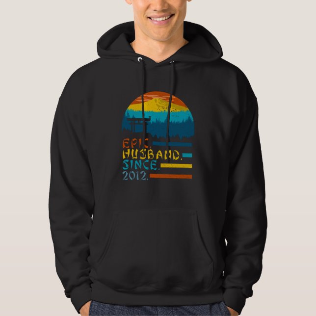 Sudadera Epic Husband Since 2012 Men s 7th Anniversary Awes (Anverso)
