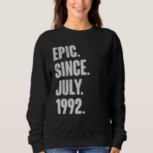 Sudadera Épica de 30 años desde julio de 1992