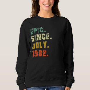 Sudadera Épica de 40 años desde julio de 1982