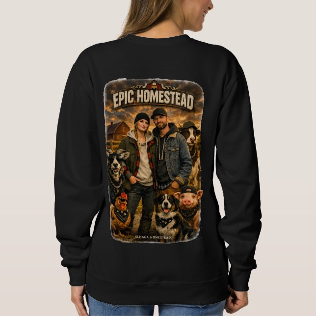Sudadera Epica granja -  (Reverso)
