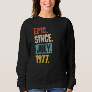 Sudadera Épico desde julio de 1977 45 años