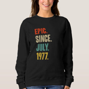 Sudadera Épico desde julio de 1977 45 años