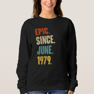 Sudadera Épico desde junio de 1979 43 años