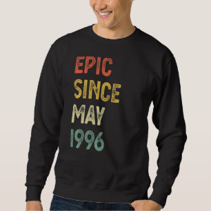 Sudadera Épico desde mayo de 1996 26 años de edad 26 años d
