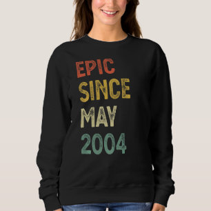 Sudadera Épico desde mayo de 2004 Niño de 18 años de edad d