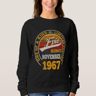 Sudadera Épico desde noviembre de 1967 55º regalo de cumple