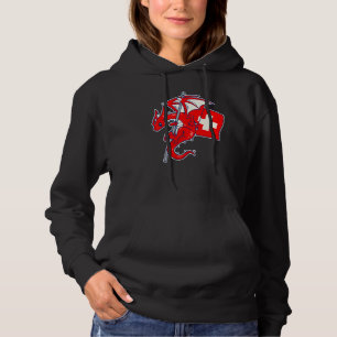 Sudadera Épico dragón suizo  Orgullosa bandera de Suiza