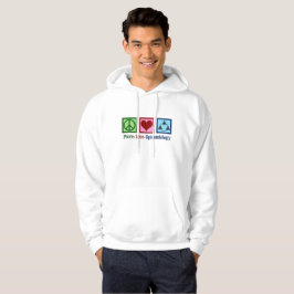 Sudadera Epidemiología del amor de la paz - epidemiólogo