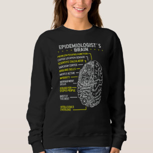 Sudadera Epidemiología Médica de Salud Pública Brain Epidem