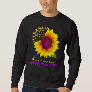 Sudadera Epilepsia del Girasol Elige Seguir Adelante Epilep