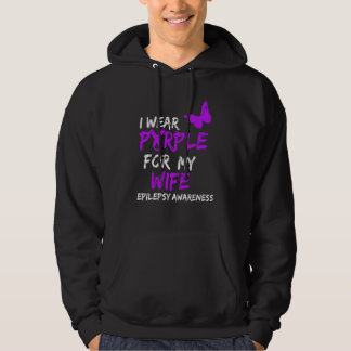 Sudadera Epilepsia Que Uso Púrpura Para Mi Esposa
