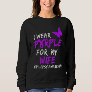 Sudadera Epilepsia Que Uso Púrpura Para Mi Esposa