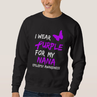 Sudadera Epilepsia: Uso Púrpura Para Mi Cinta Nana