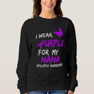 Sudadera Epilepsia: Uso Púrpura Para Mi Cinta Nana