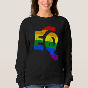 Sudadera EQ - Igualdad Conciencia Orgullo LGBT Lesbiana Gay