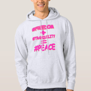 Sudadera "EQUACIÓN DE LA PAZ" Diseño elegante. ¡Hazte con u